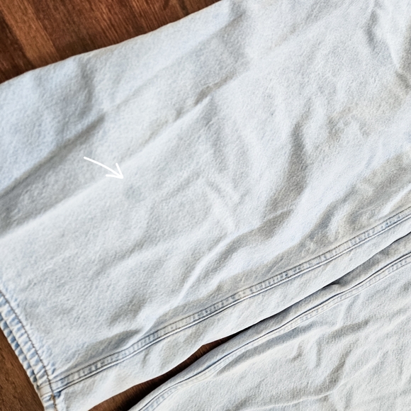 Abercrombie High Rise Wide Leg Jean Light Marble Wash 32 Short / 14 Short - Picture 8 of 14